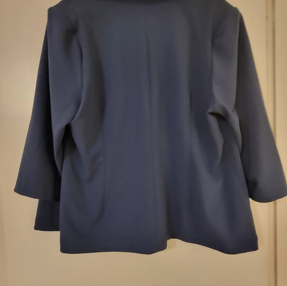 Slate Blue Blazer Size 2X - Picture 4 of 4